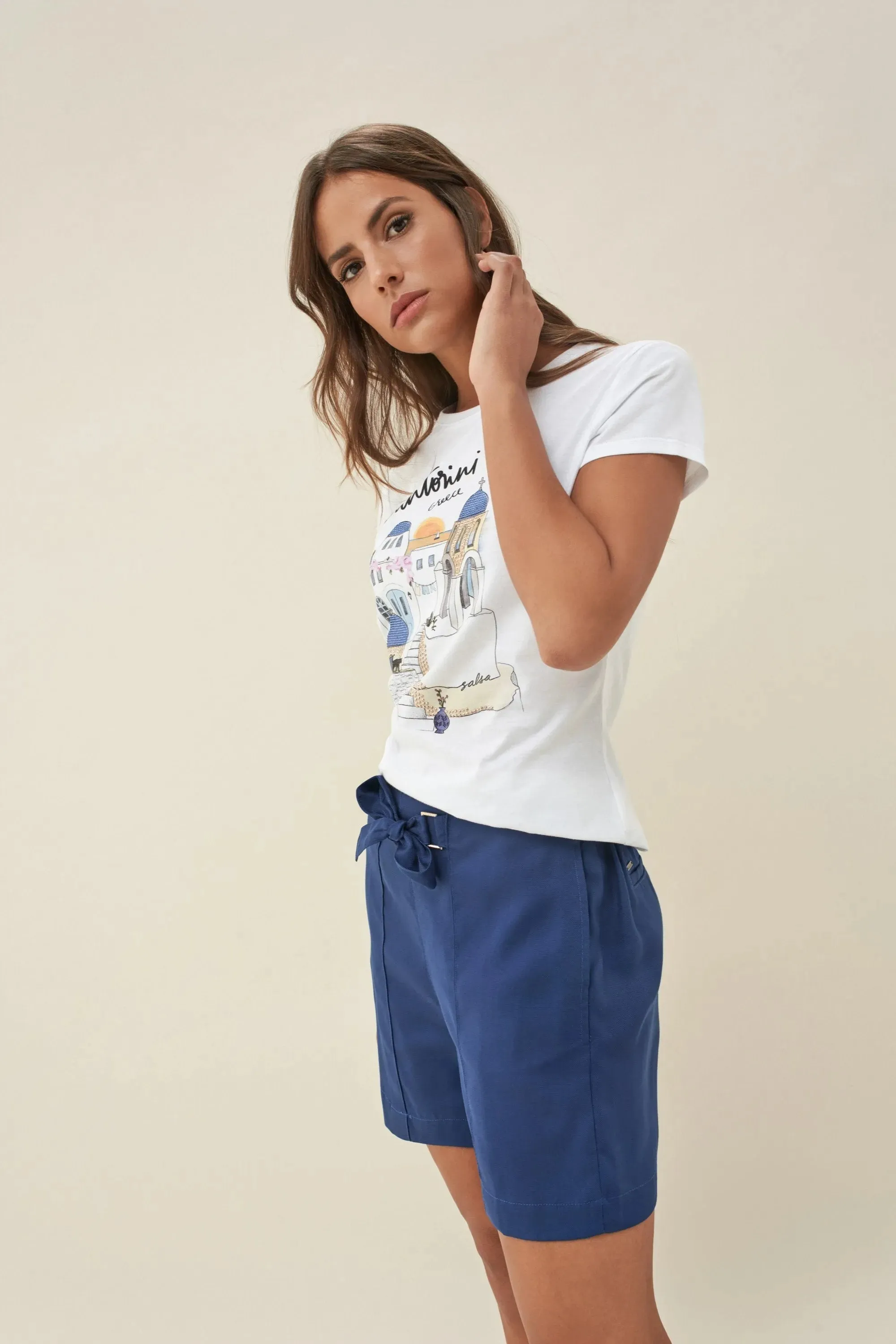 Camiseta Gráfico Santorini