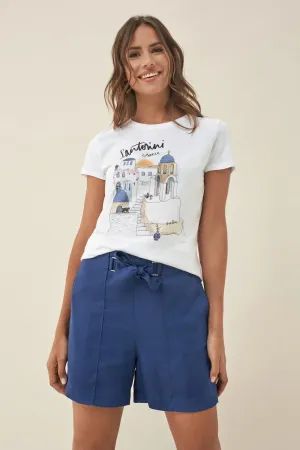 Camiseta Gráfico Santorini