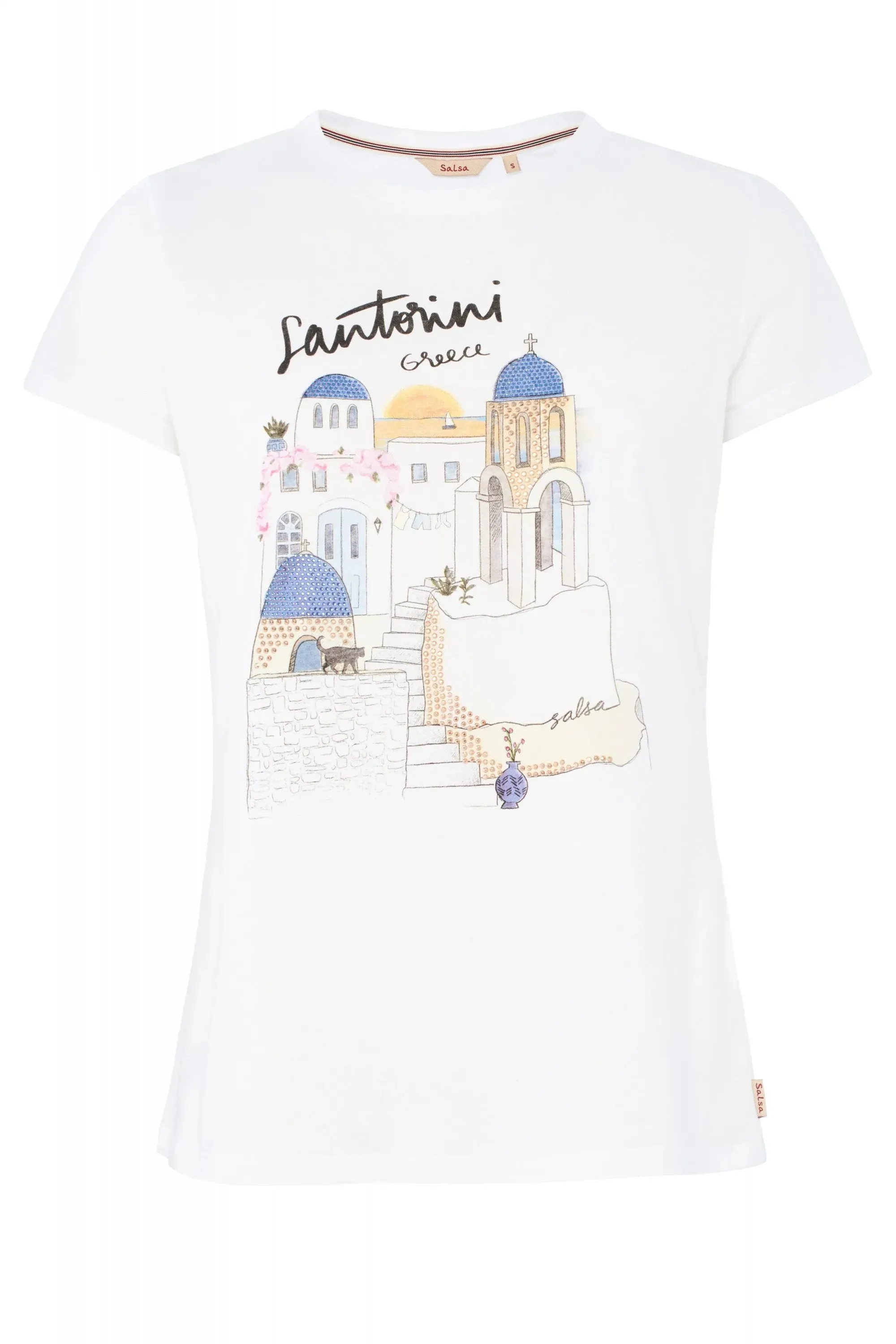 Camiseta Gráfico Santorini