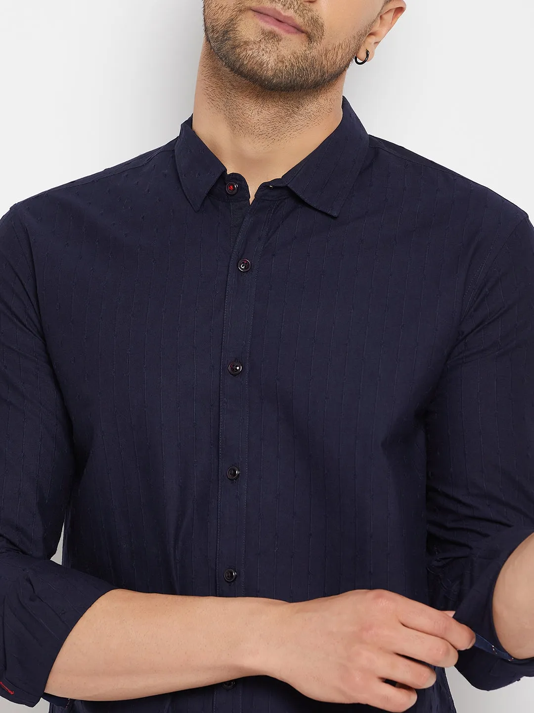 Camla Navy Shirts For Men