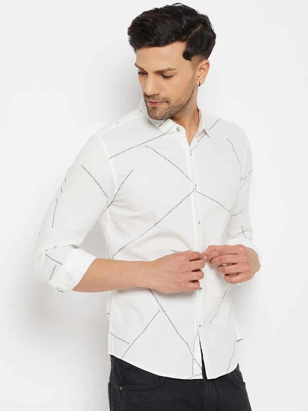 Camla Offwhite Shirts For Men