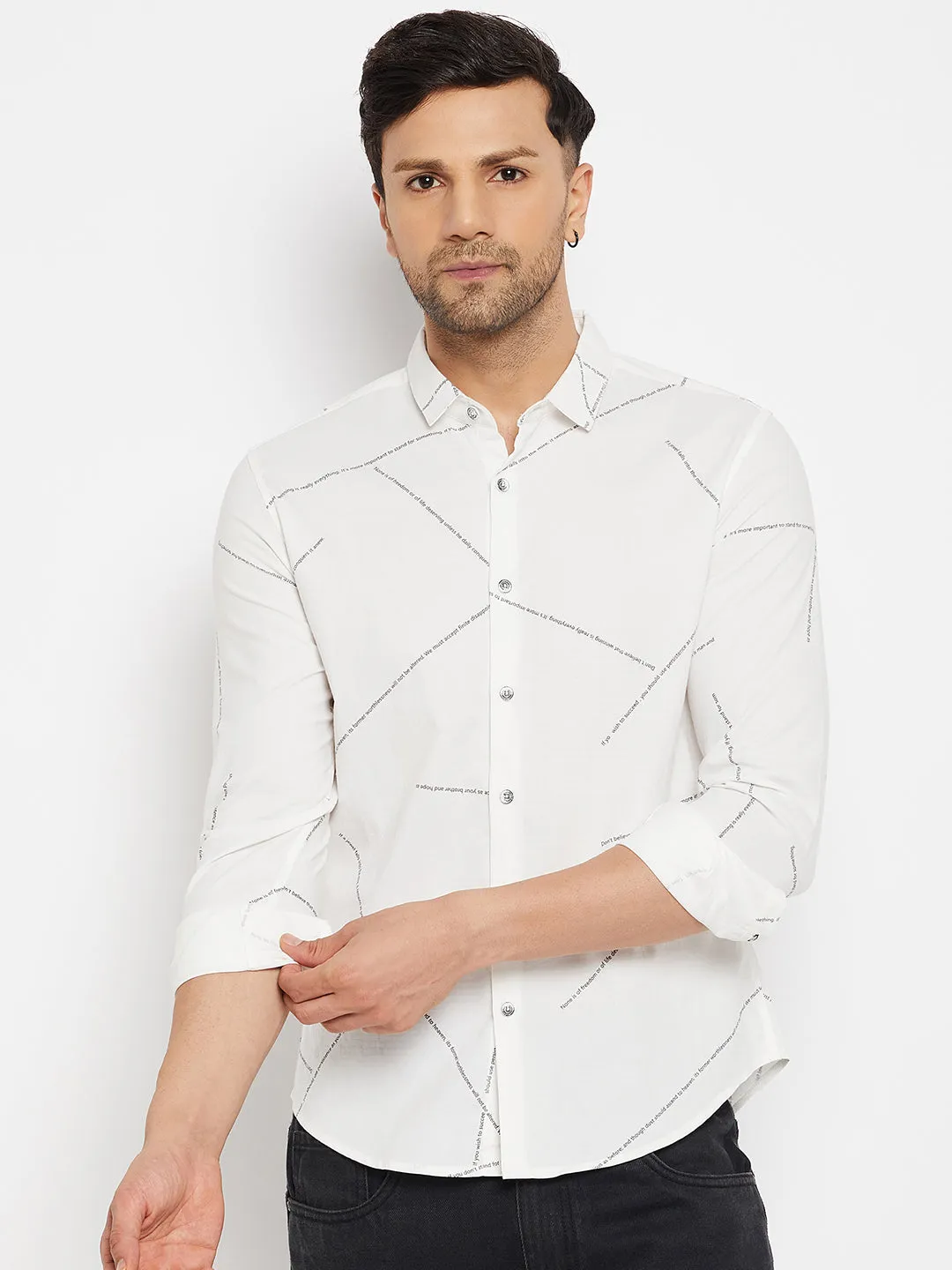 Camla Offwhite Shirts For Men
