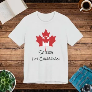 Canada Day Cozy Canadian Tee with Tapered Shoulders