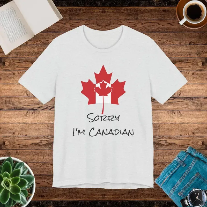 Canada Day Cozy Canadian Tee with Tapered Shoulders