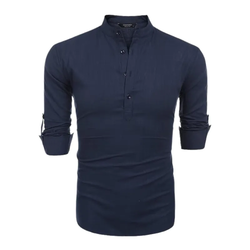 Cannes-Linen Long Sleeve T-Shirt