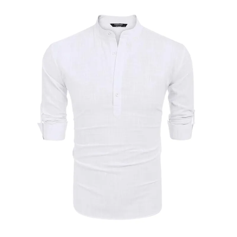 Cannes-Linen Long Sleeve T-Shirt