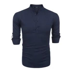 Cannes-Linen Long Sleeve T-Shirt