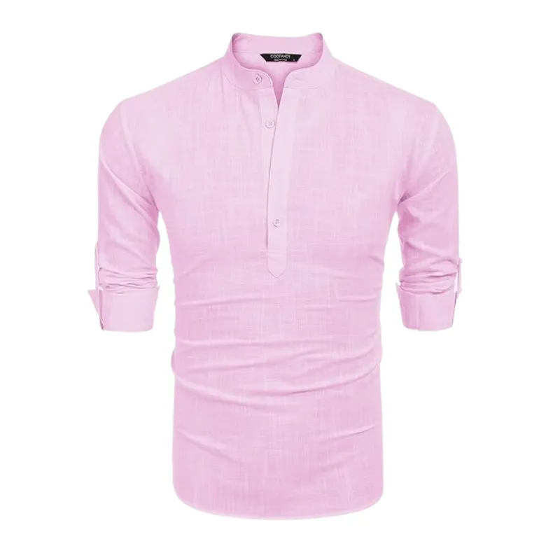 Cannes-Linen Long Sleeve T-Shirt