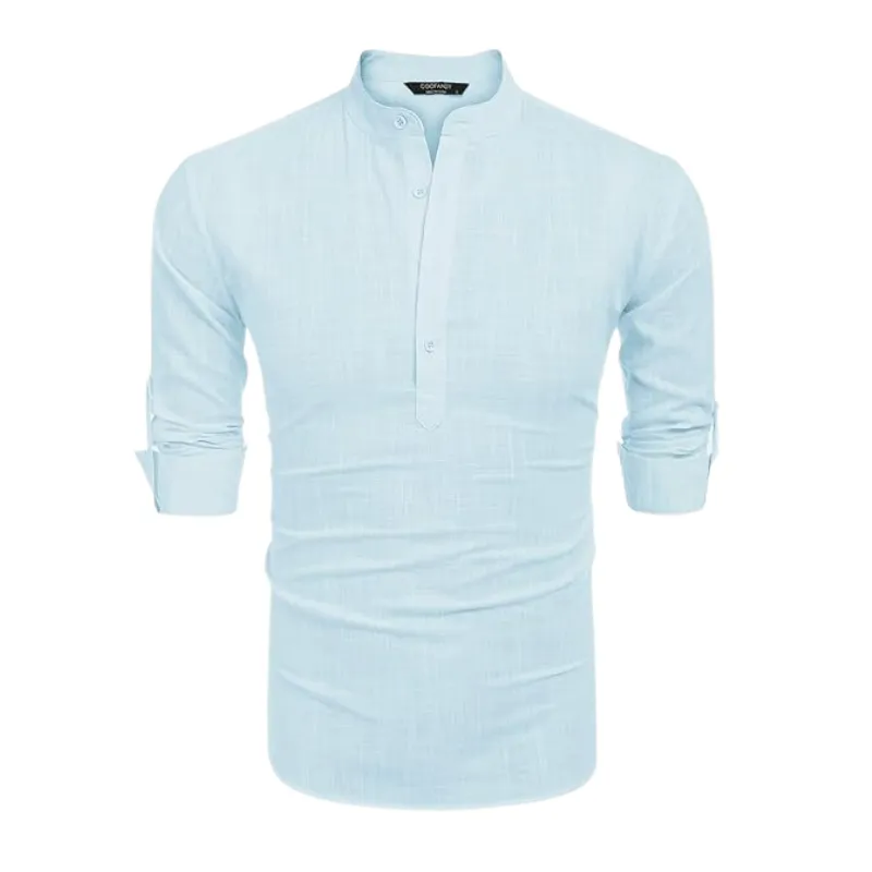 Cannes-Linen Long Sleeve T-Shirt
