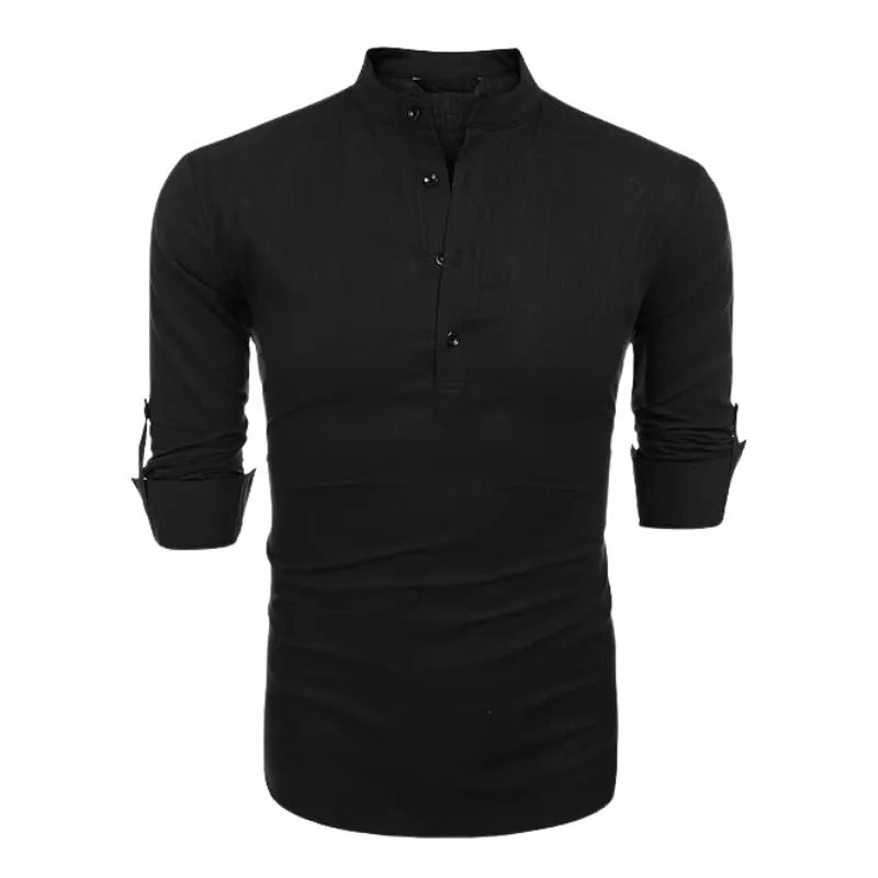 Cannes-Linen Long Sleeve T-Shirt