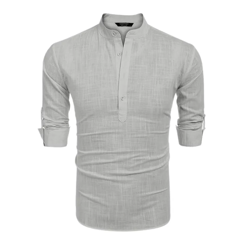 Cannes-Linen Long Sleeve T-Shirt