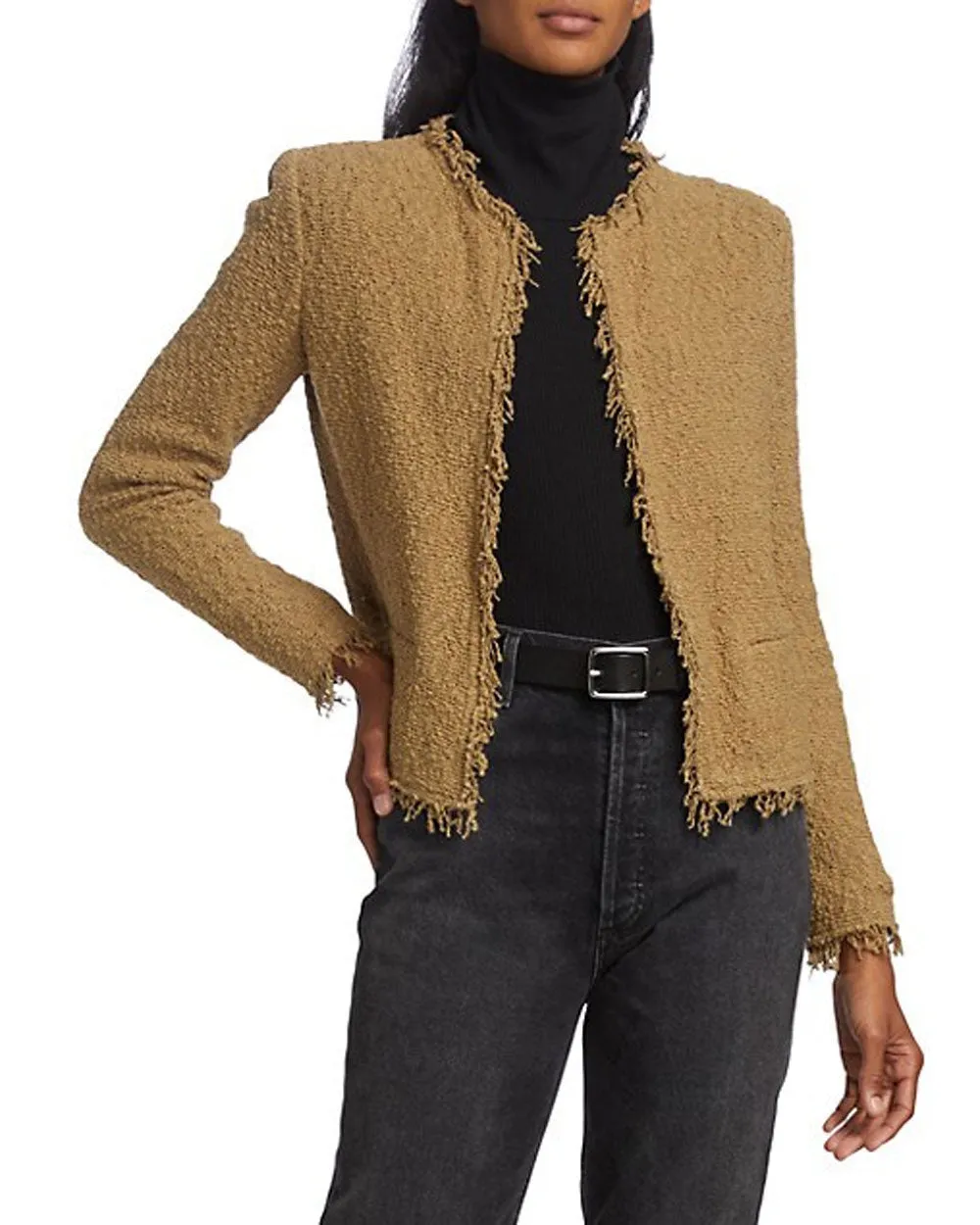 Cappucino Shavani Boucle Jacket