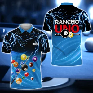 CARLOS - Rancho UNO Billiard Team 3D Shirt - QB95