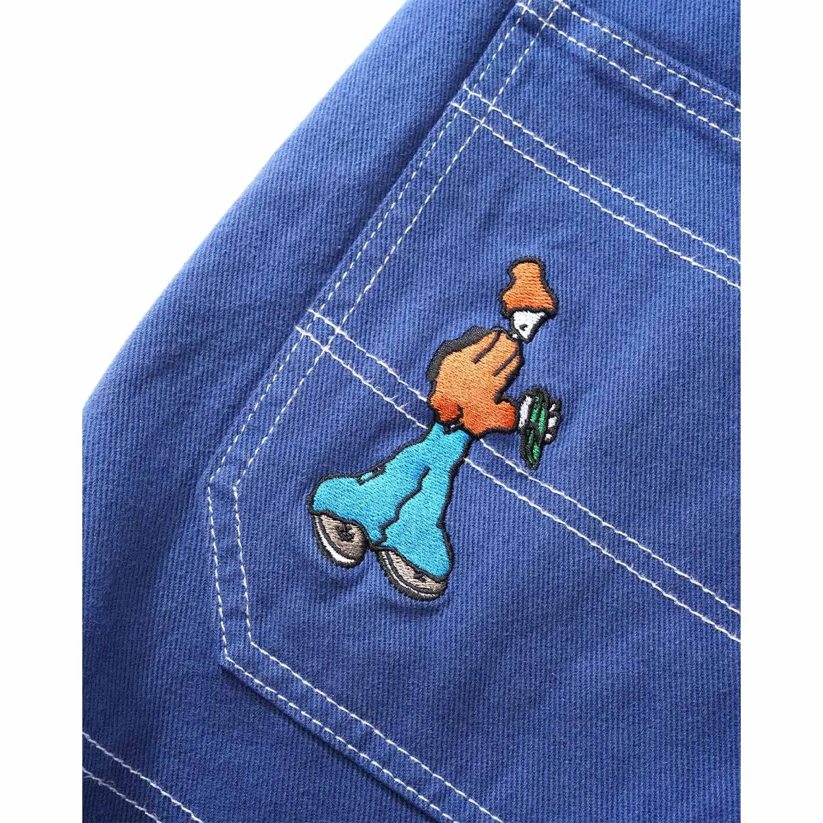 Cash Only - Aleka Cargo Jeans Washed Blue