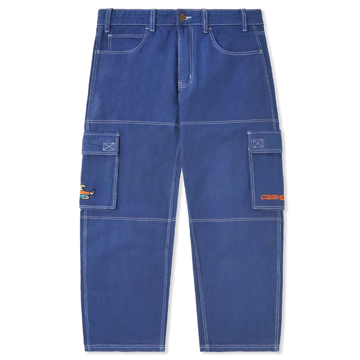 Cash Only - Aleka Cargo Jeans Washed Blue