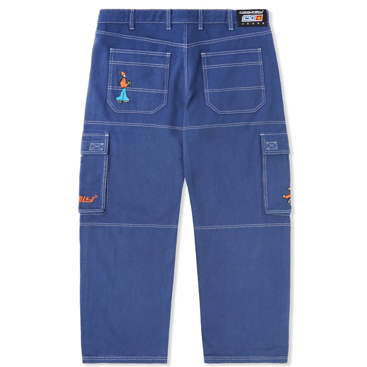 Cash Only - Aleka Cargo Jeans Washed Blue
