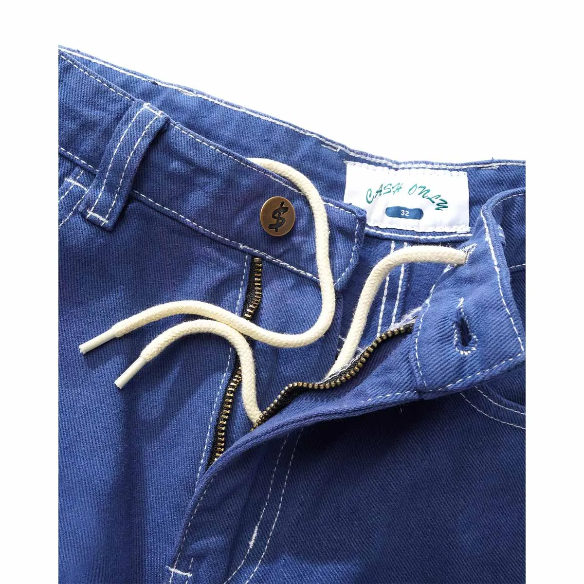 Cash Only - Aleka Cargo Jeans Washed Blue