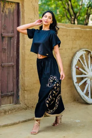 Catch My Drift Skirt – Wild Side - Onyx