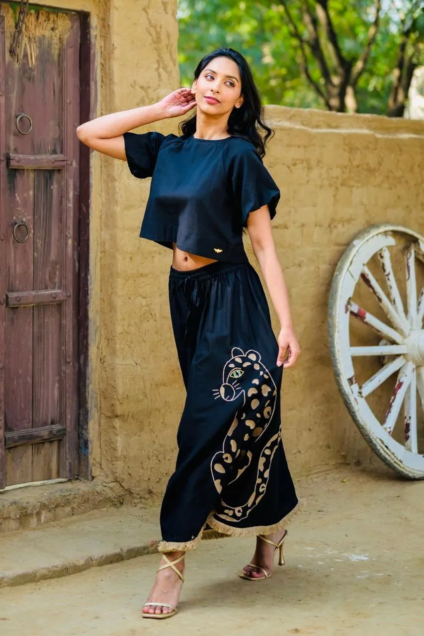 Catch My Drift Skirt – Wild Side - Onyx