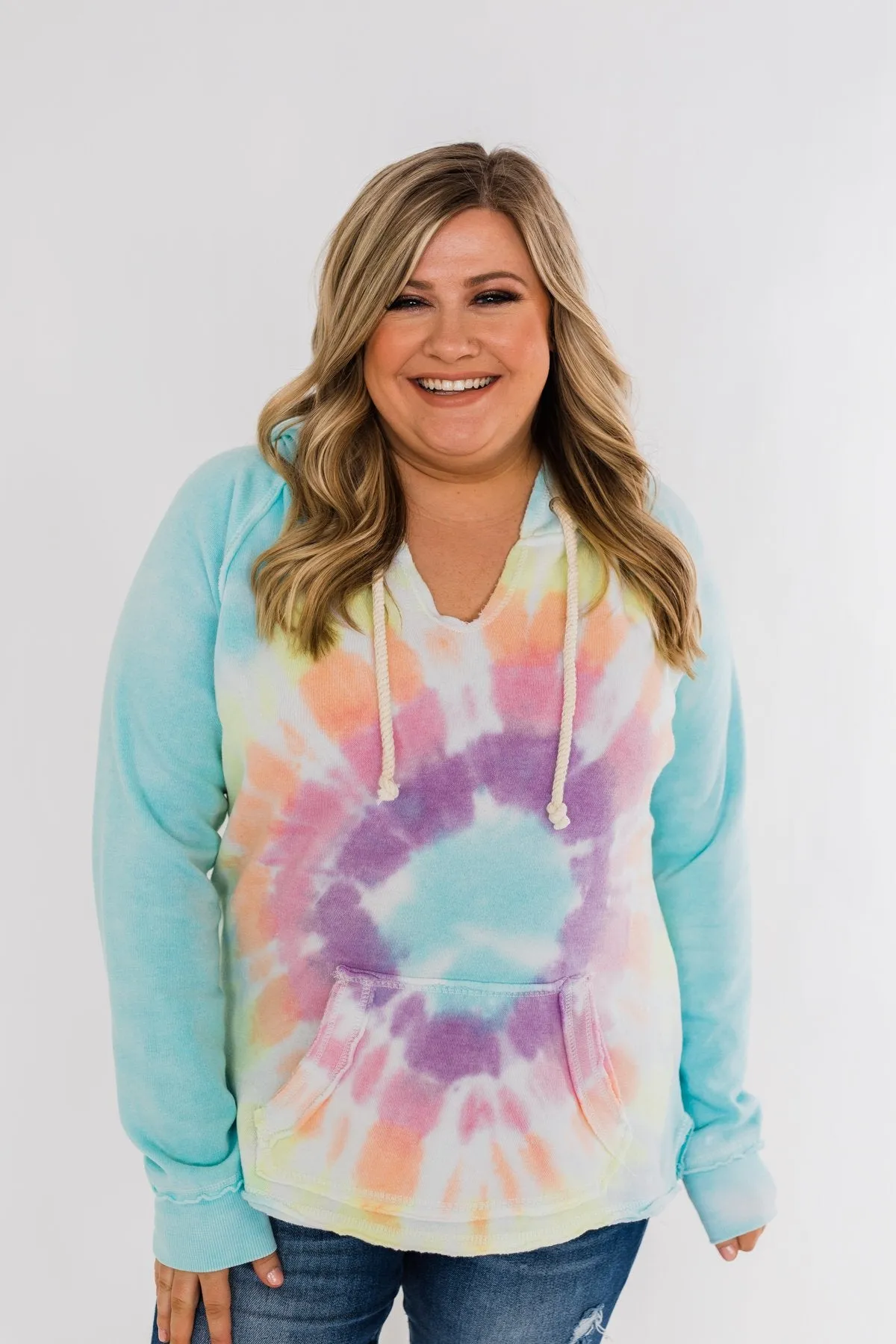 Catch The Fun Tie Dye Hoodie- Multi