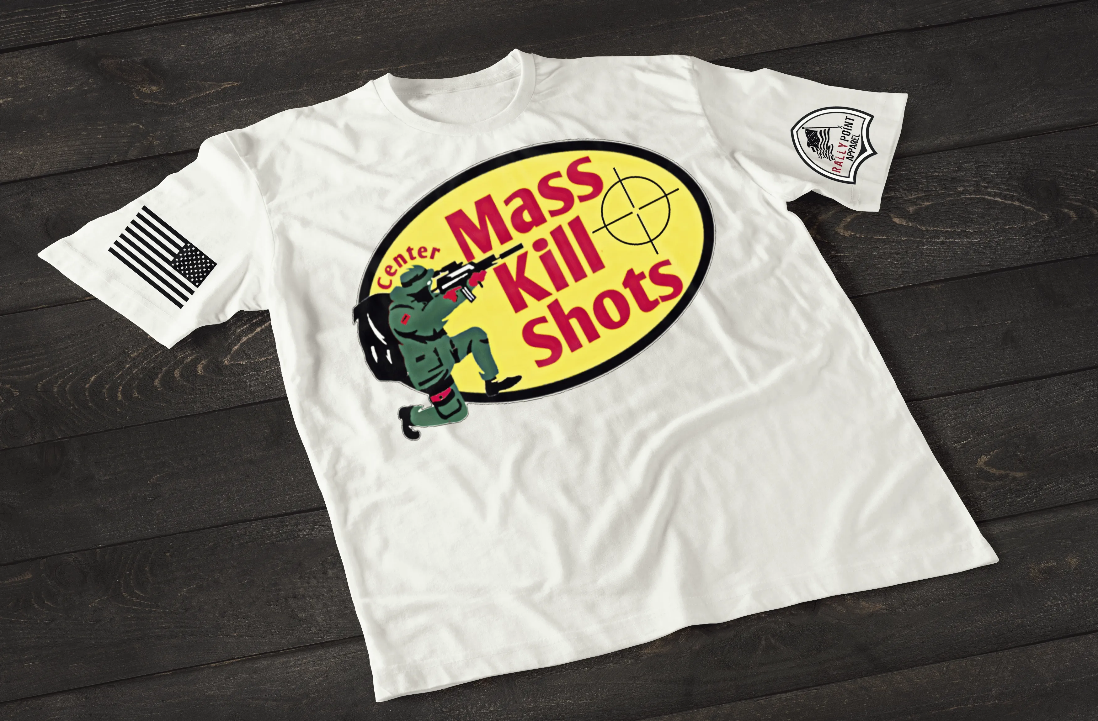 Center Mass Kill Shot Pro-Gun Patriotic Shirt
