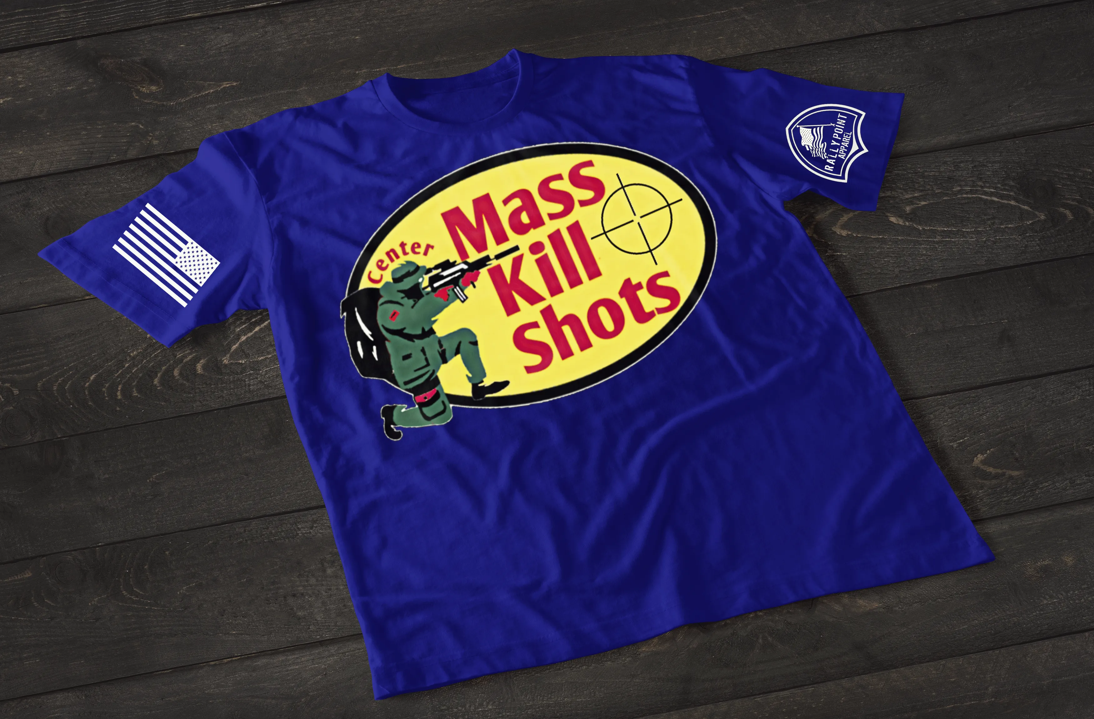 Center Mass Kill Shot Pro-Gun Patriotic Shirt