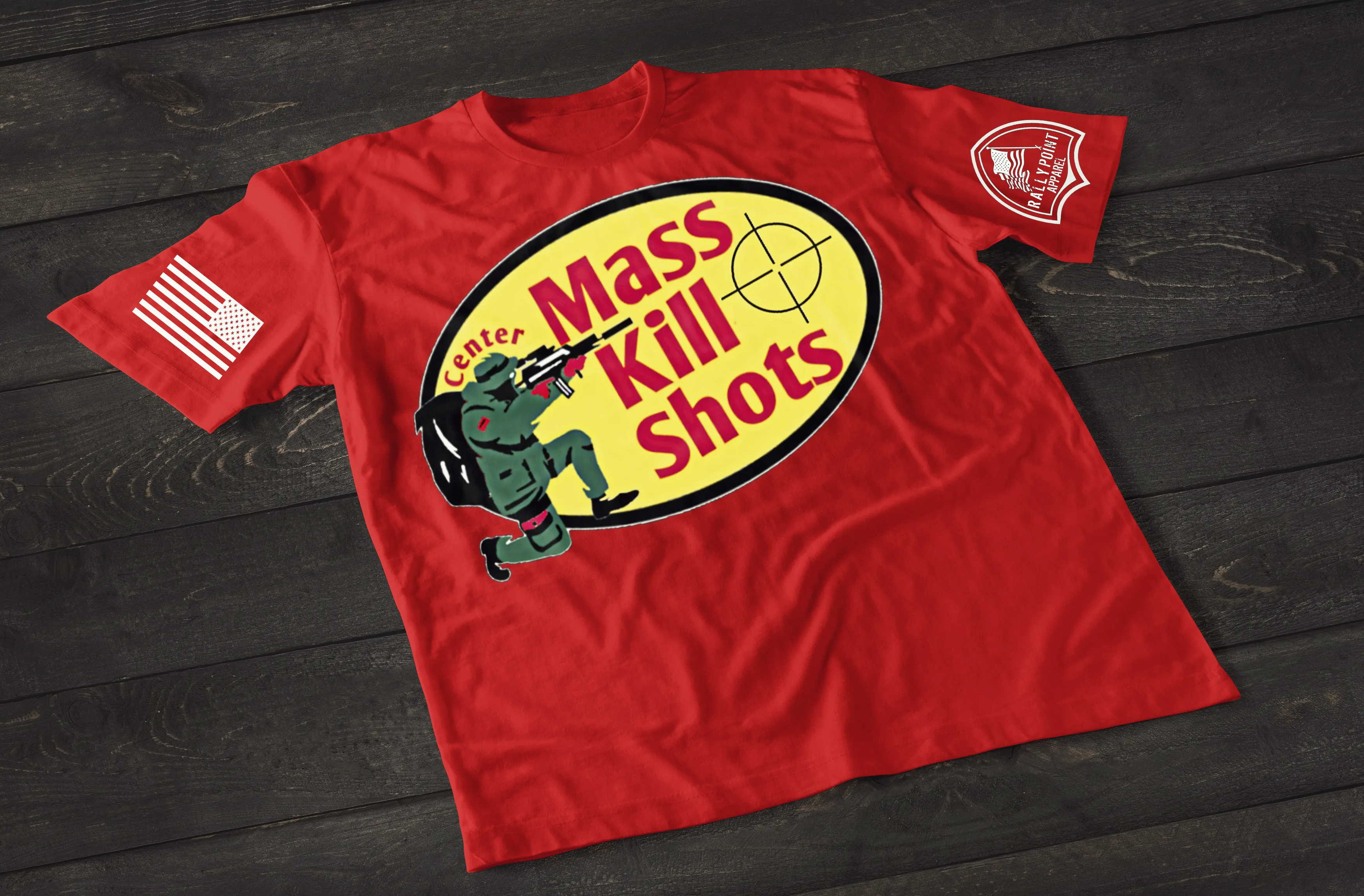 Center Mass Kill Shot Pro-Gun Patriotic Shirt