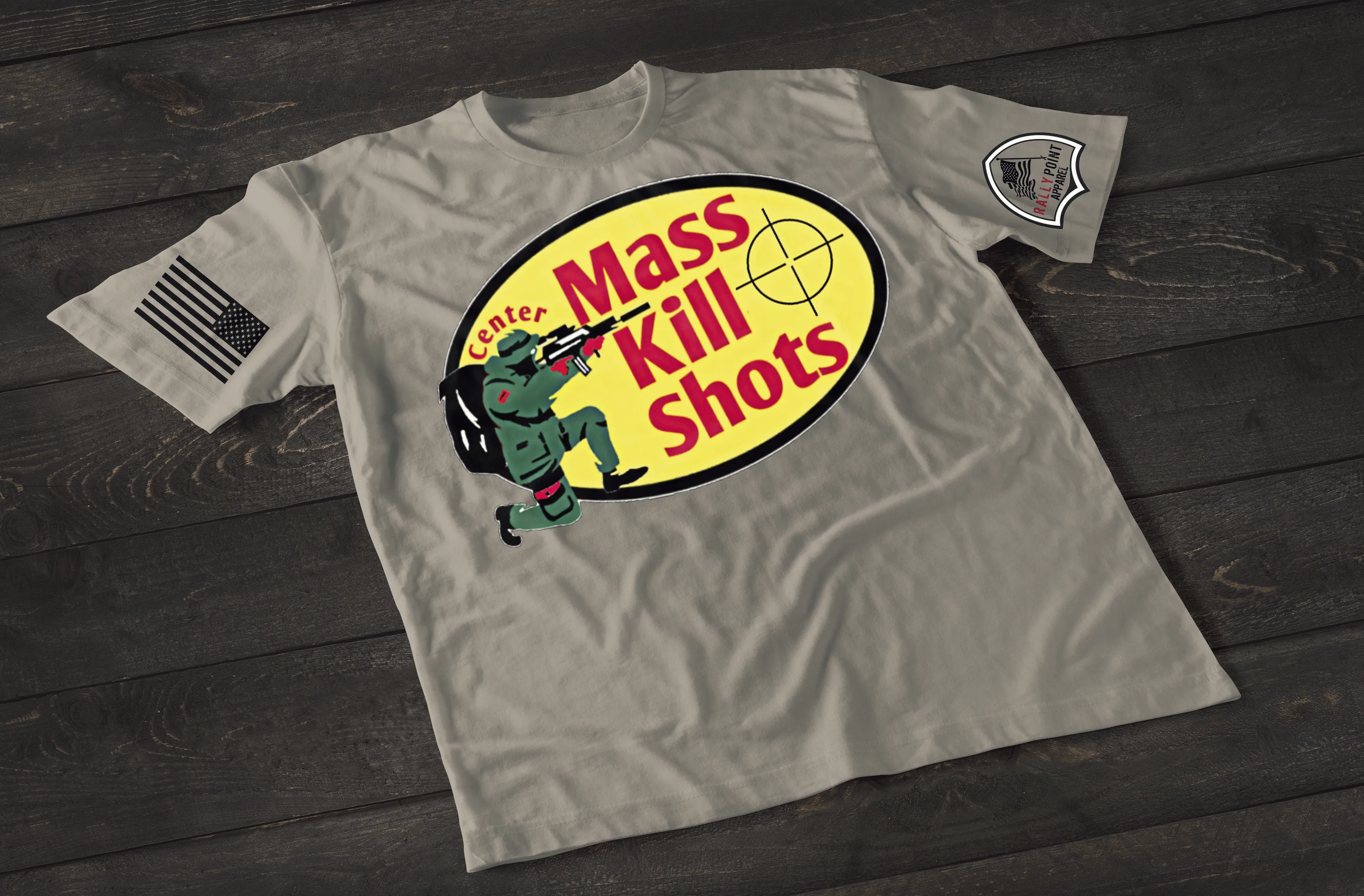 Center Mass Kill Shot Pro-Gun Patriotic Shirt
