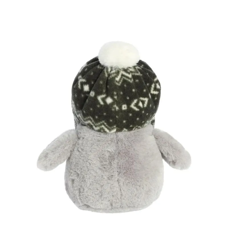 Chillin Chick Chiyu in Winter Bobble Hat 10" (25cm) Penguin Soft Toy by Aurora
