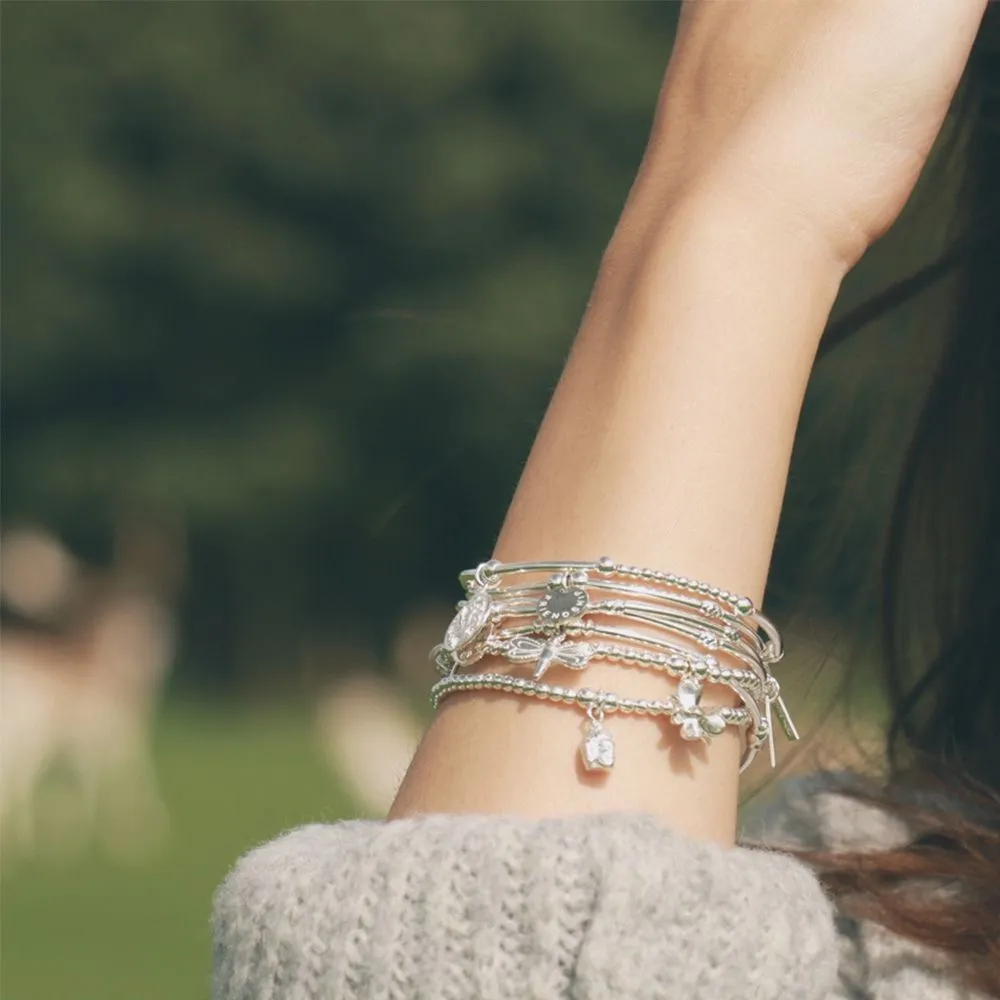 ChloBo Mini Cube Double Feather Bracelet