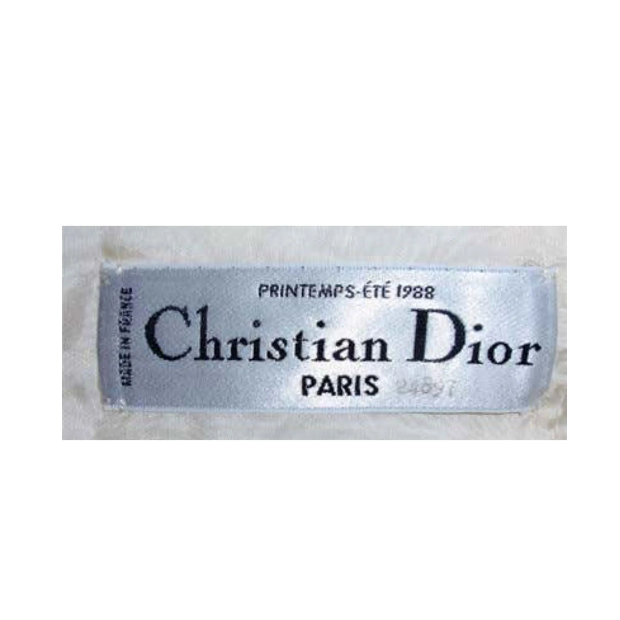 CHRISTIAN DIOR 1988 Cream Silk Gown Ensemble, Betsy Bloomingdale