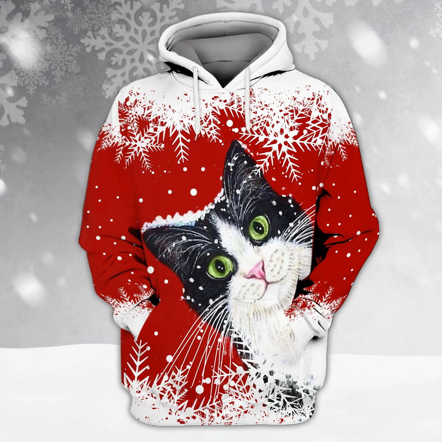 Christmas Cats 3D Shirts Design, Hoodie T Shirt