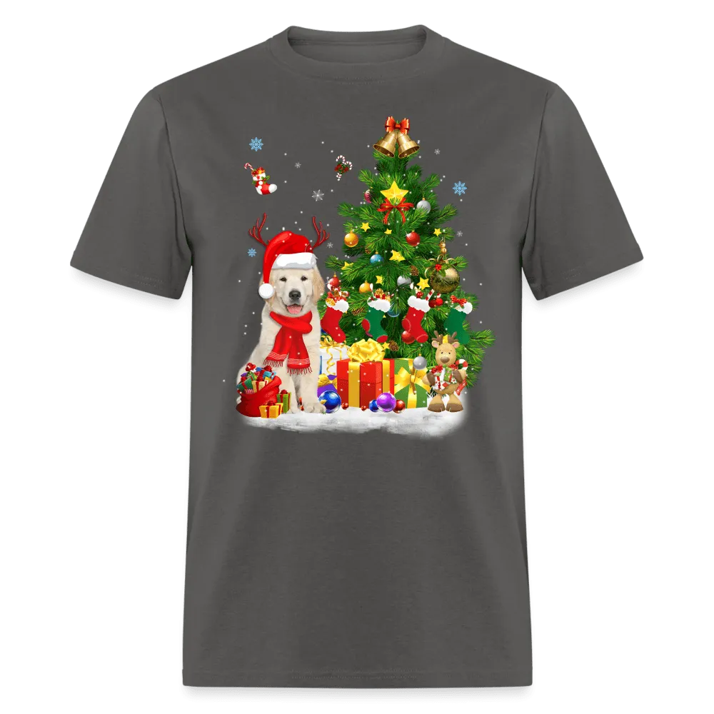Christmas - Dog Christmas Tree - Family Shirts Men, Woman Christmas T Shirts