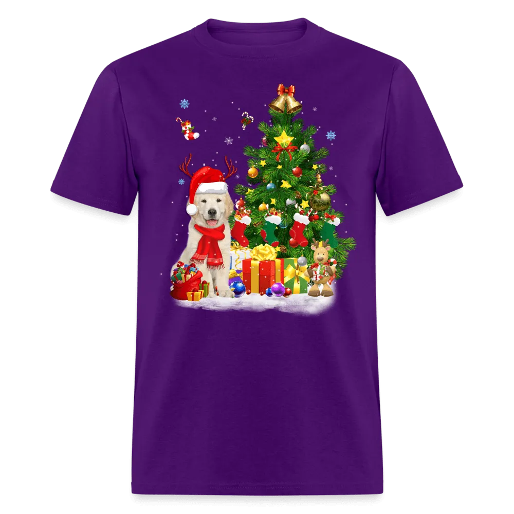 Christmas - Dog Christmas Tree - Family Shirts Men, Woman Christmas T Shirts