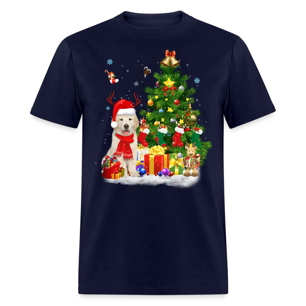 Christmas - Dog Christmas Tree - Family Shirts Men, Woman Christmas T Shirts