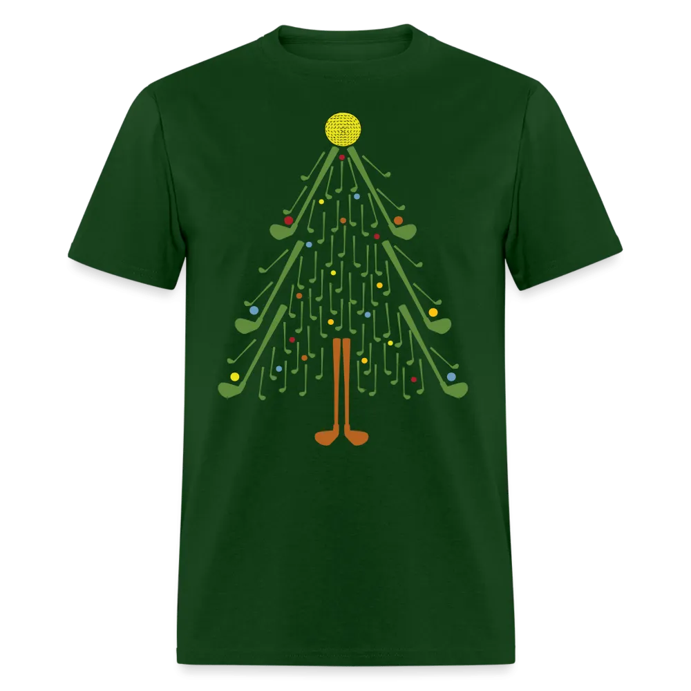 Christmas - Golf Christmas Tree - Family Shirts Men, Woman Christmas T Shirts