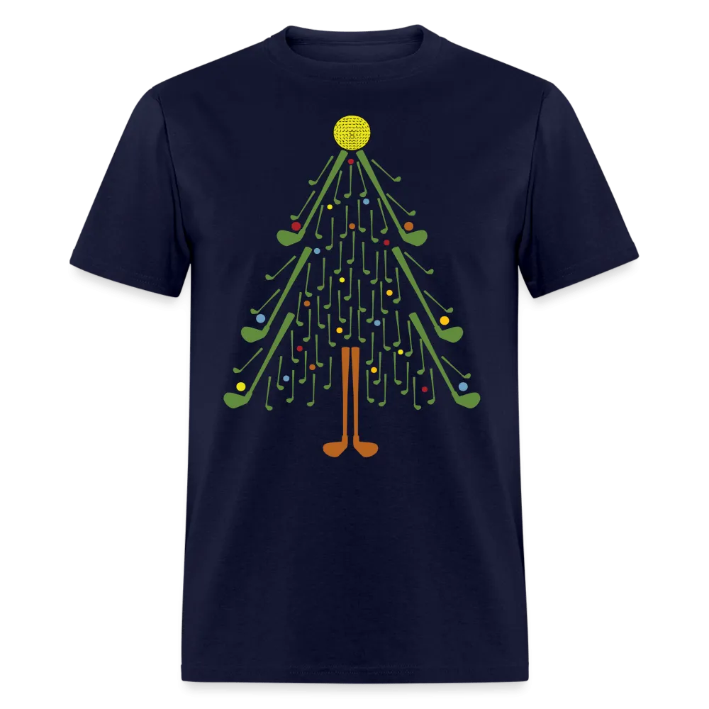 Christmas - Golf Christmas Tree - Family Shirts Men, Woman Christmas T Shirts