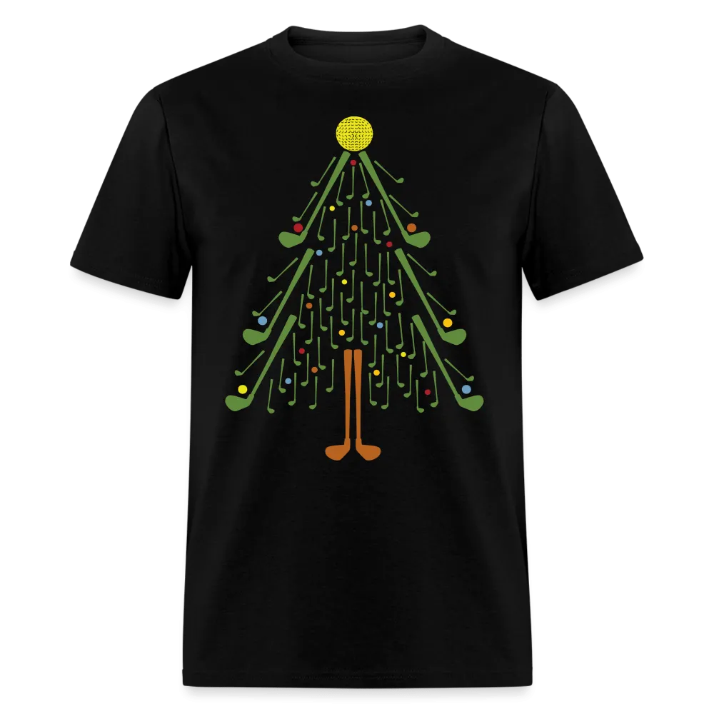 Christmas - Golf Christmas Tree - Family Shirts Men, Woman Christmas T Shirts