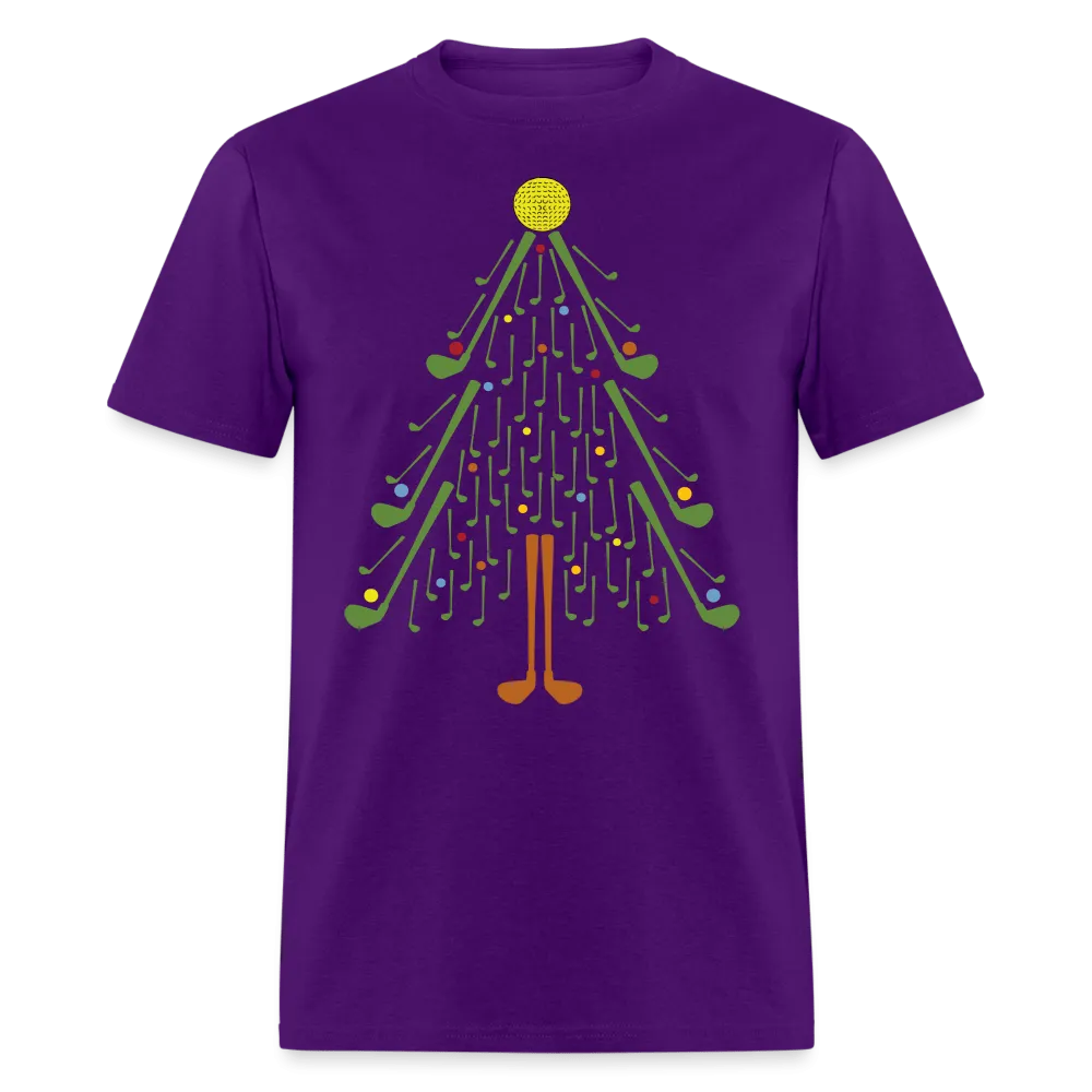 Christmas - Golf Christmas Tree - Family Shirts Men, Woman Christmas T Shirts