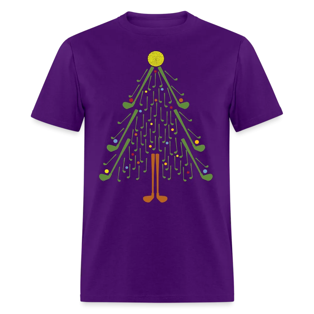 Christmas - Golf Christmas Tree - Family Shirts Men, Woman Christmas T Shirts