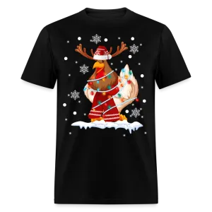 Christmas - Hen Indeer - Family Shirts Men, Woman Christmas T Shirts