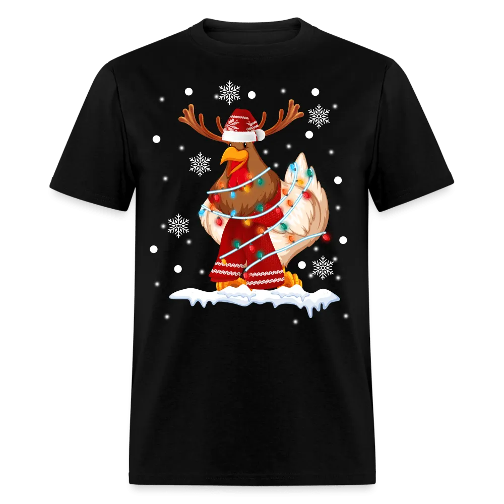 Christmas - Hen Indeer - Family Shirts Men, Woman Christmas T Shirts