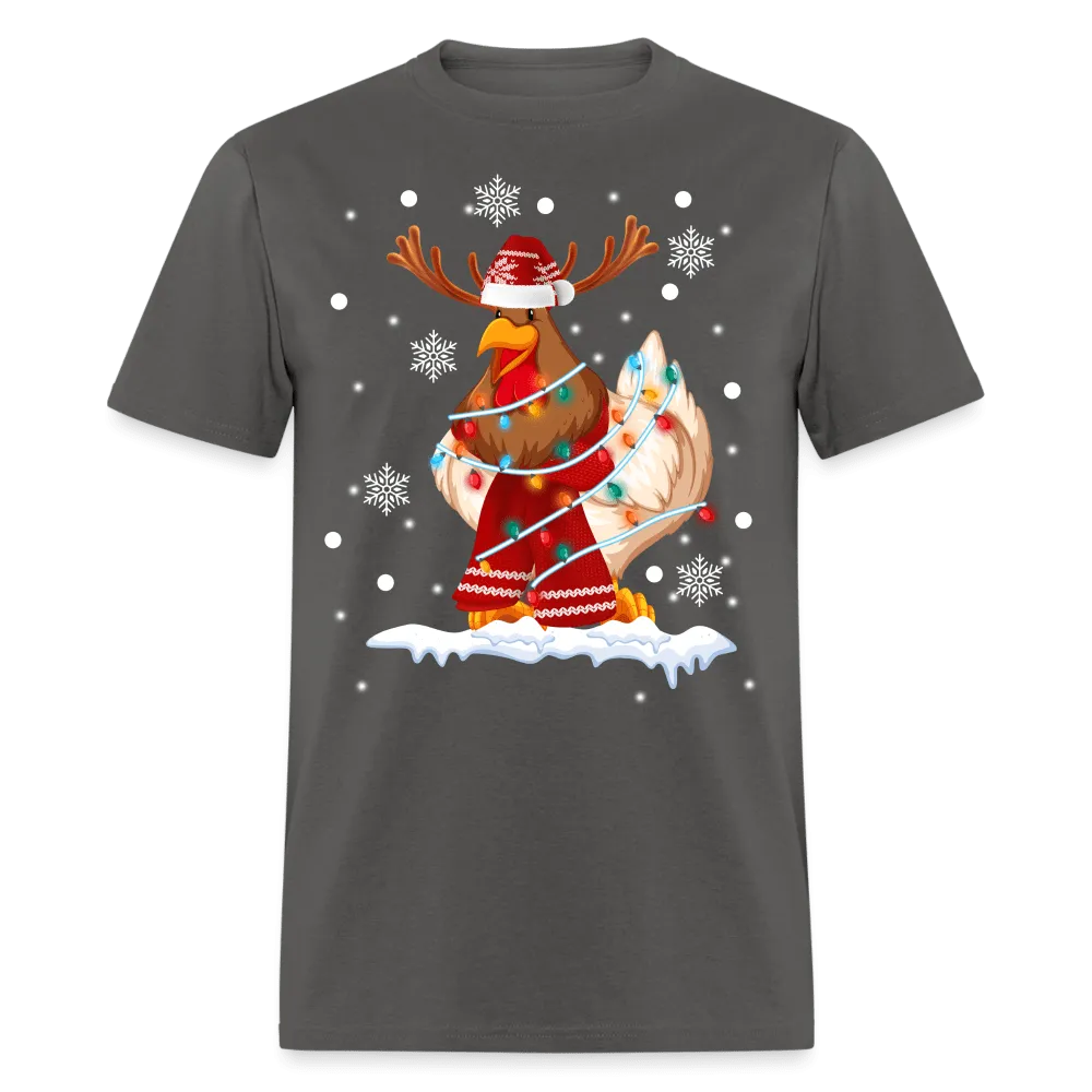 Christmas - Hen Indeer - Family Shirts Men, Woman Christmas T Shirts