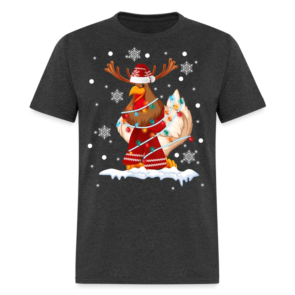Christmas - Hen Indeer - Family Shirts Men, Woman Christmas T Shirts