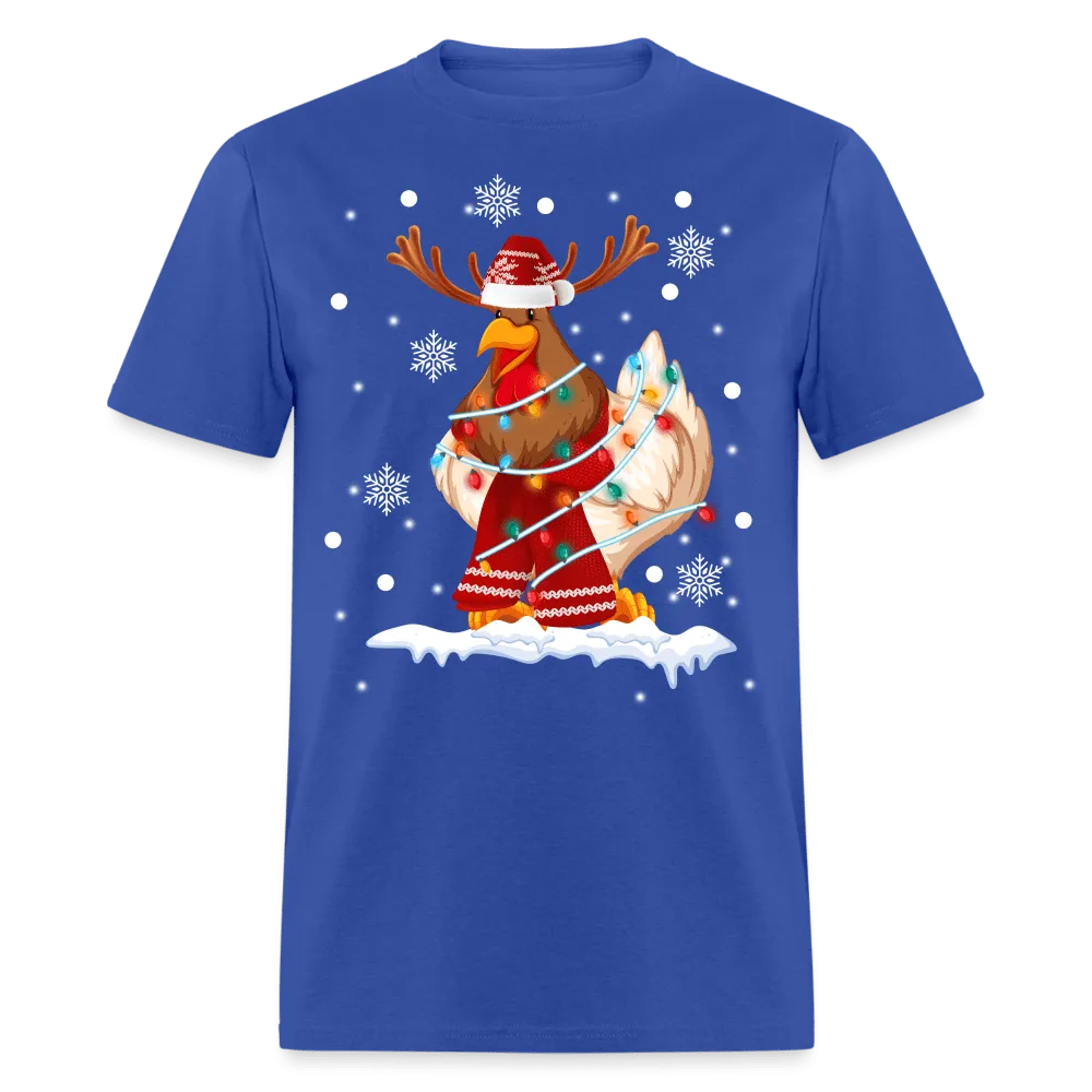 Christmas - Hen Indeer - Family Shirts Men, Woman Christmas T Shirts
