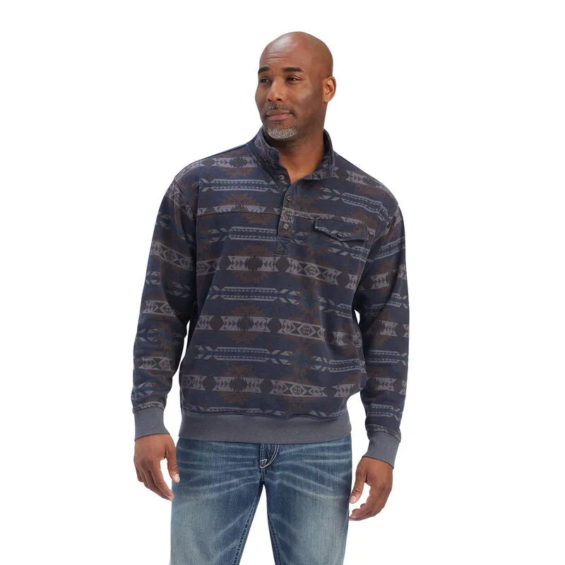 CL10041691 Mens Ariat Sweatshirt- Printed Overdyed - Southwest