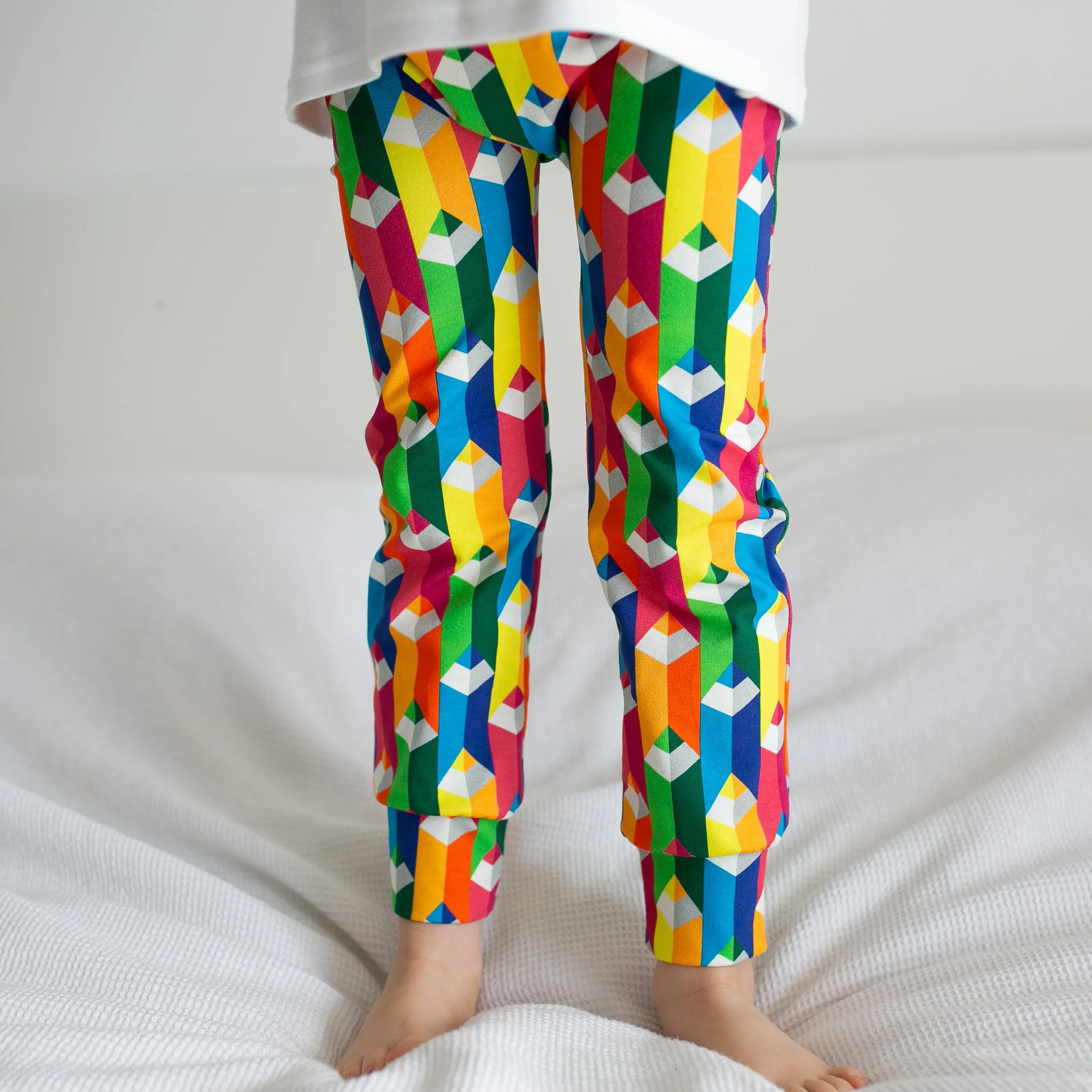 Colouring pencil leggings