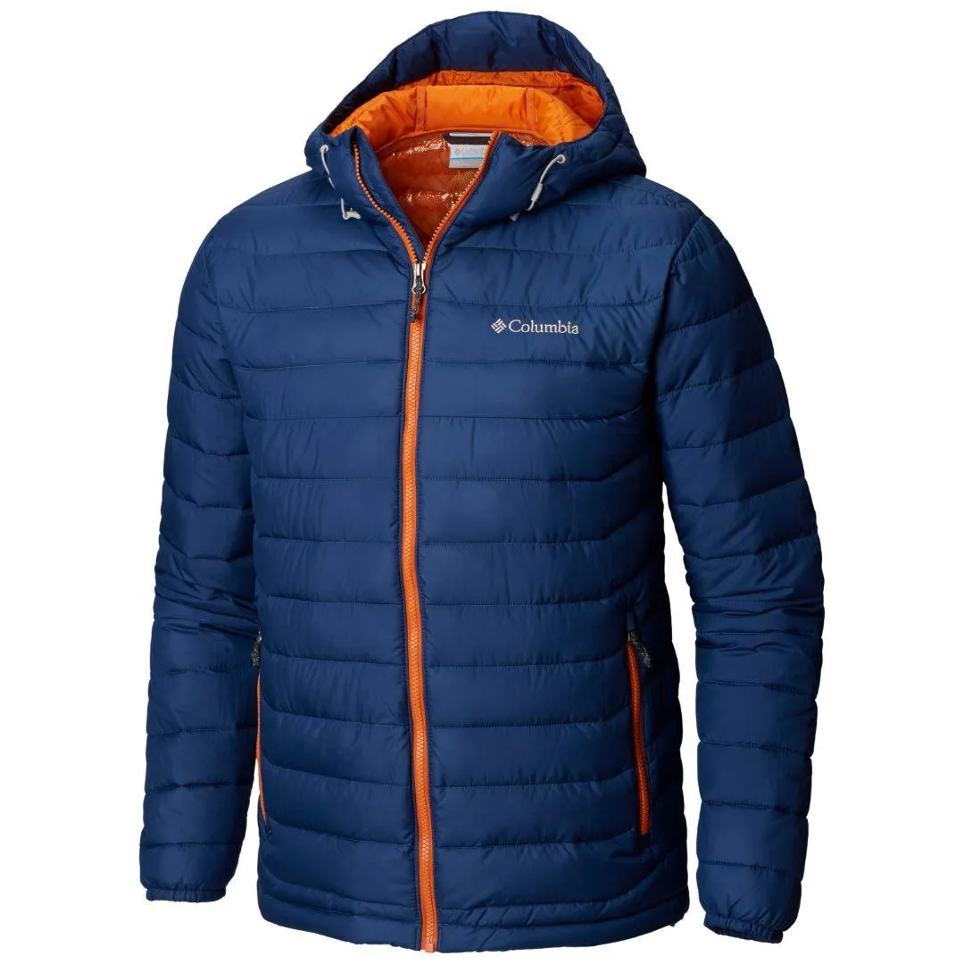 Columbia Men Blue Powder Lite Hooded Jacket