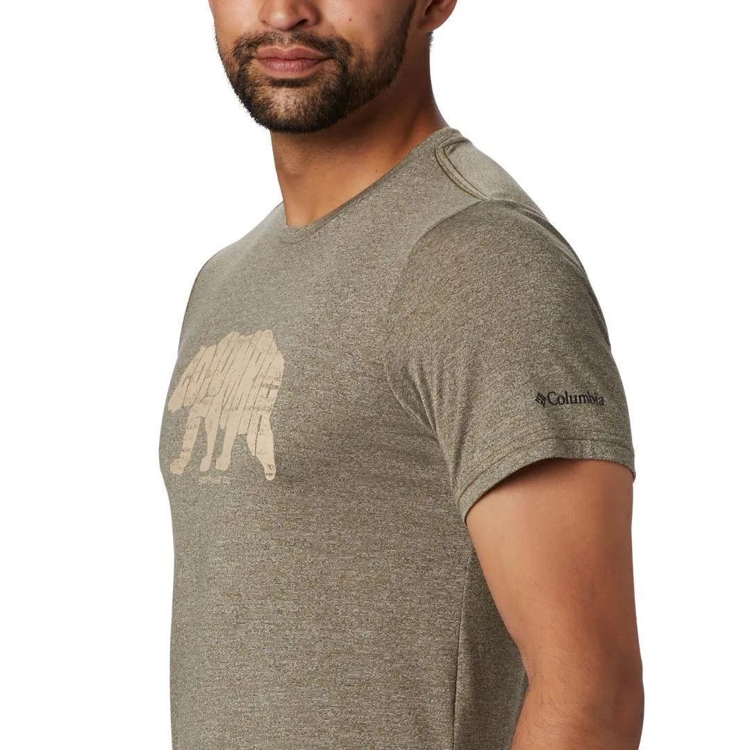 Columbia Men Green Terra Vale II SS T-Shirt