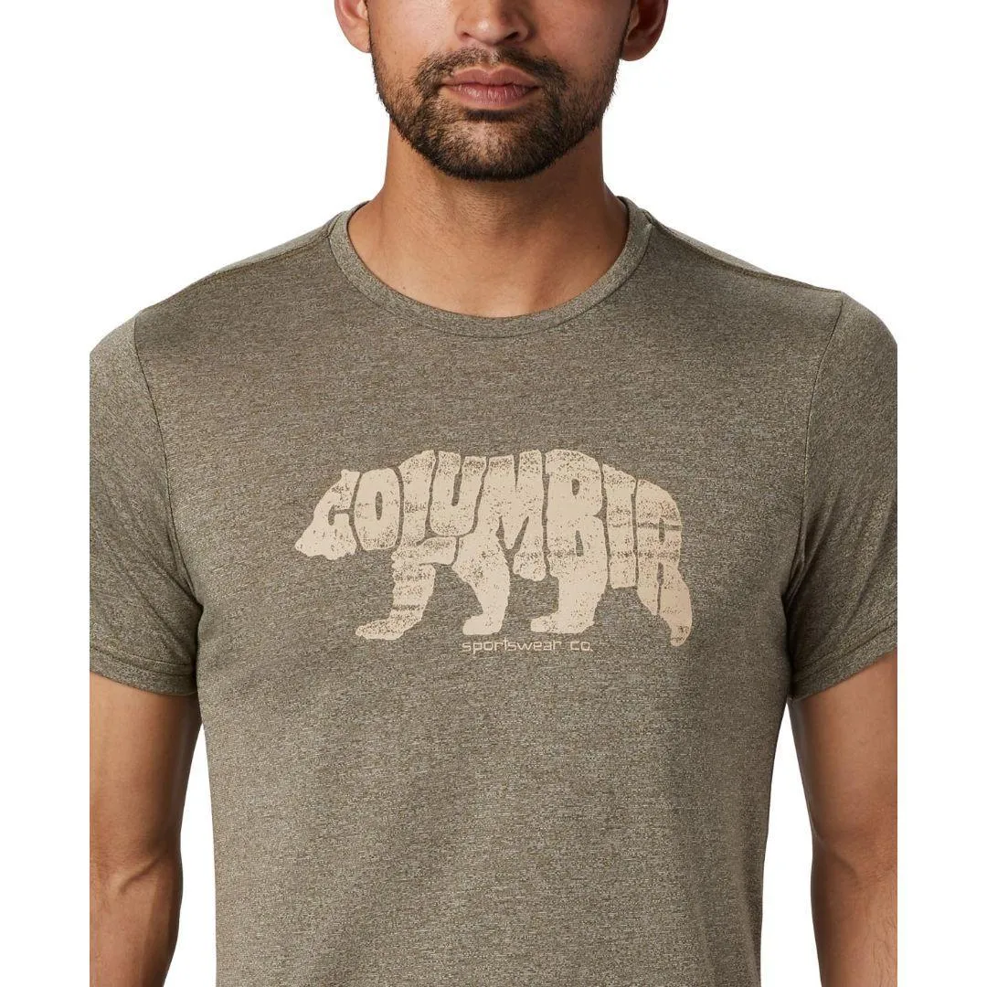 Columbia Men Green Terra Vale II SS T-Shirt